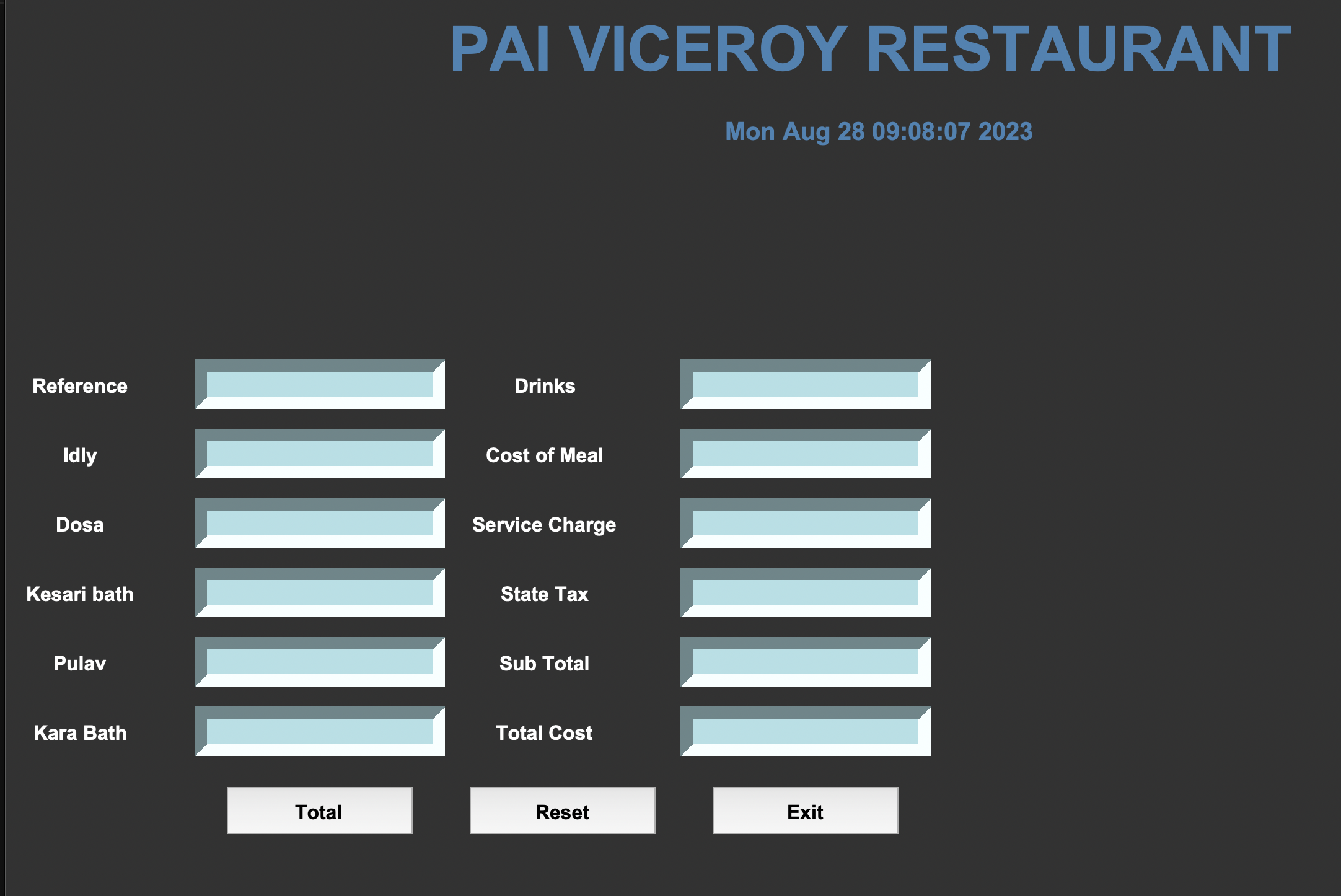 Restaurant Management System